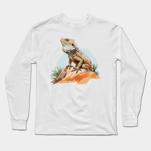 Pogona Long Sleeve T-Shirt by zooleisurelife